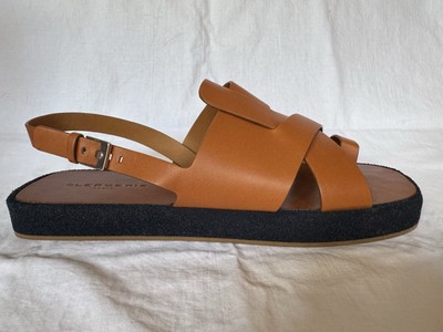 Robert Clergerie brown leather flat sandals 42 US 10 toe  display picture 1