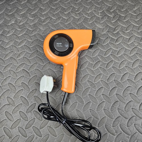 Philips HP 4119 Vintage Haartrockner Orange 2 Heizstufen Haargebläse
