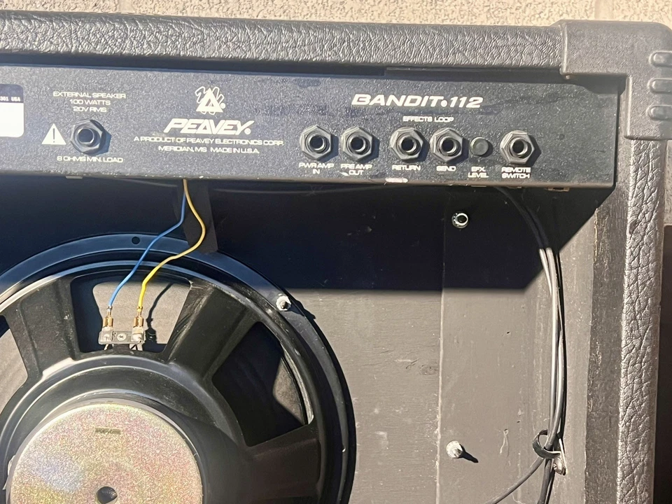 Peavey Bandit 112 TransTube Electric Guitar Amplifier 100 Watt 1 x 12 Made USA - Image 3 of 4