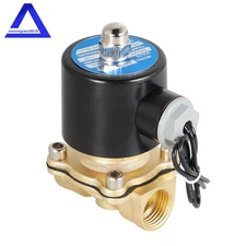 1/2 inch 12V DC Brass Electric Solenoid Valve NPT Gas Water Air Normally Closed