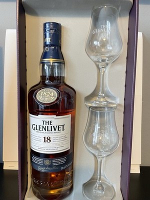 Glenlivet 18 | alte Abfüllung | 2015| Single Malt Whisky| 43 % + 2 x Nosingglas