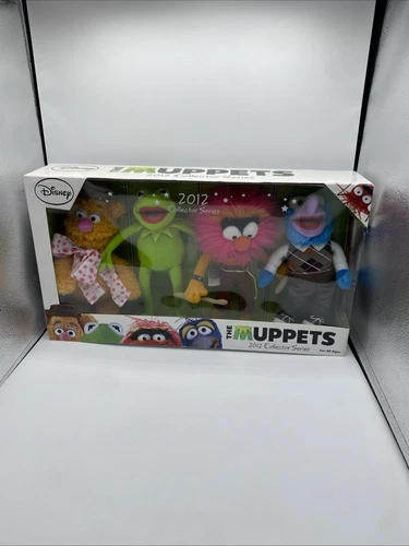 Brand new rare Disney The Muppets 2012 collector series set of 4 plush