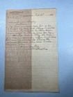 CSA Major Robert Chisholm Hand Signed Letter Post Civil War 1886