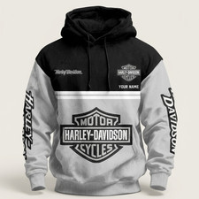 Personalized Harley Racing Davidson 3D Hoodie , Unisex Adults S-5XL