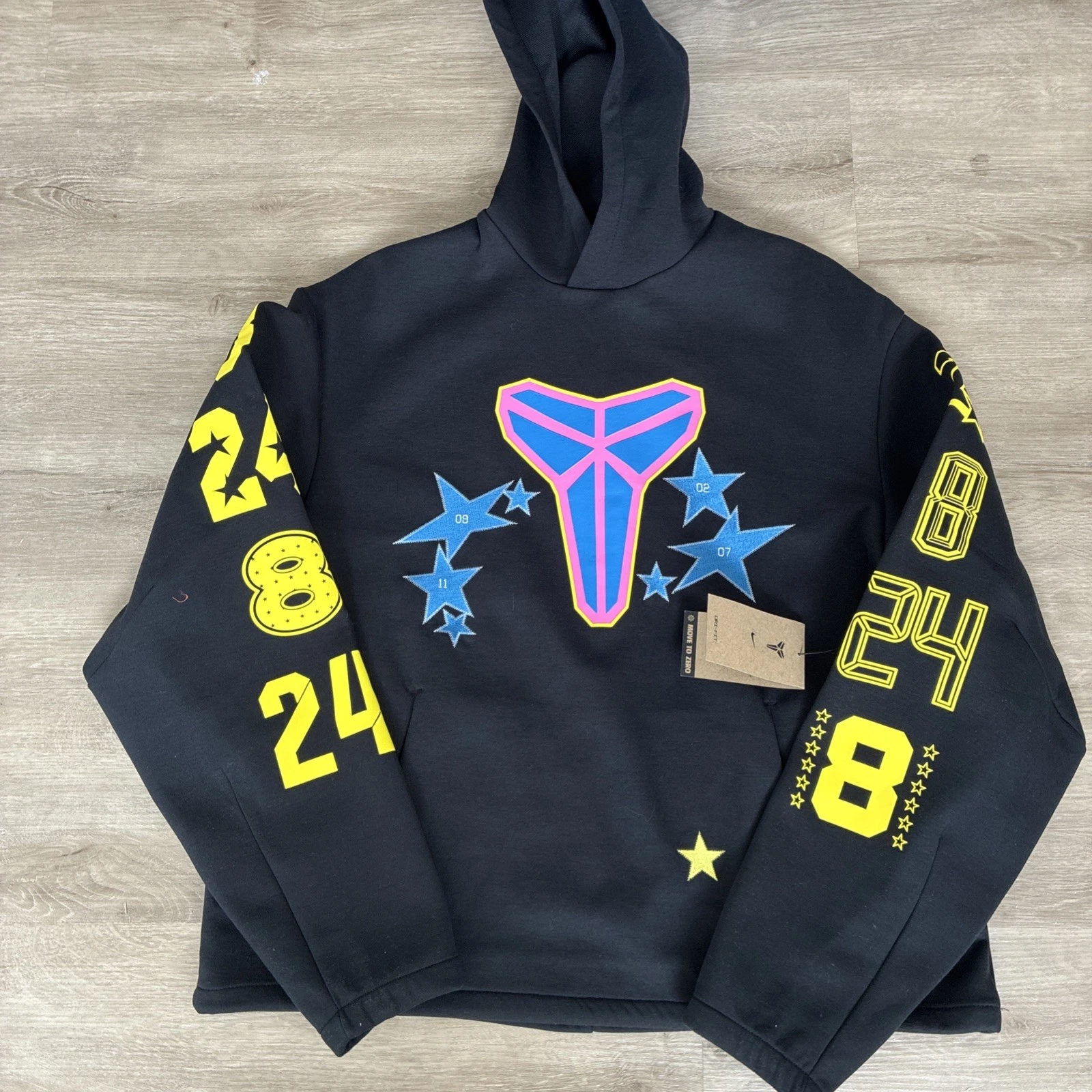 Nike Kobe Bryant What The Therma-FIT Pullover Hoodie Black Mens SMALL