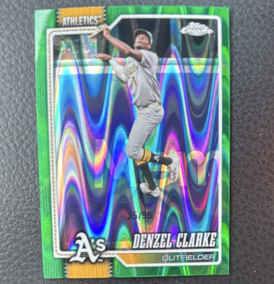 #ad Topps 2026 Chrome Denzel Clarke #246 Oakland Athletics Numbered 99 $10.00