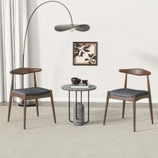 Sandra Mid Century Modern Dining Chairs (Set of 2)