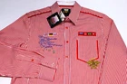EL GENERAL PREMIUM COTTON POLY LONG SLEEVE BUTTON UP SHIRT-L-STUNNING-NEW! TAGS!