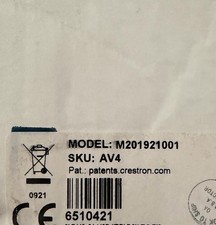Crestron AV4 Advanced Control System Processor M201921001 6512049 New