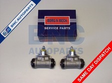 Image of Rear Wheel Cylinder Pair Fits Nissan Micra 1983-1993 K10-Borg & Beck