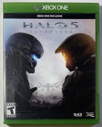 Halo 5: Guardians (Microsoft Xbox One, 2015) W/ Case - TESTED WORKS
