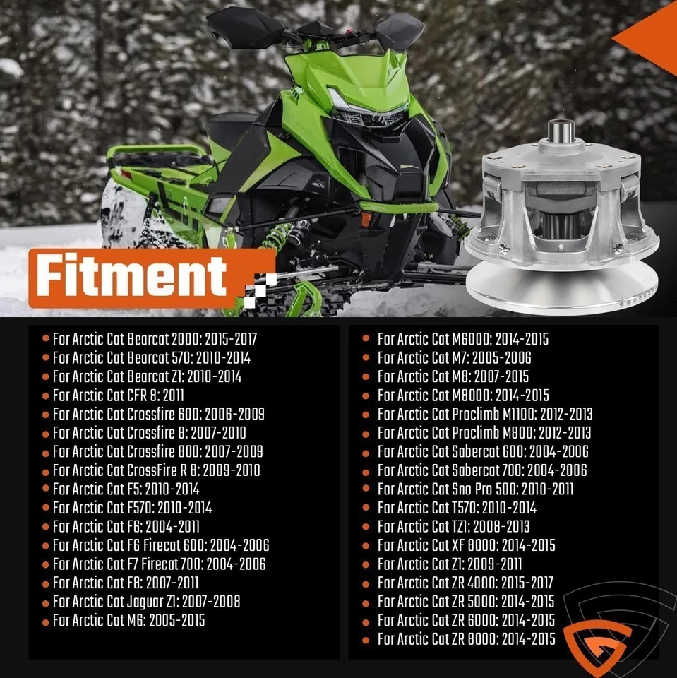 0746-435 Embrague de accionamiento primario para Arctic Cat 2004-2017 Bearcat XF M6 M7 M8 800 Foto 2 de 4