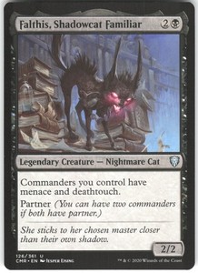 Falthis, Shadowcat Familiar 126 Commander Legends
