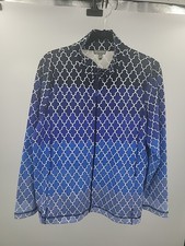 Talbots Zip Jacket Sz XLP Sporty Active Athleisure