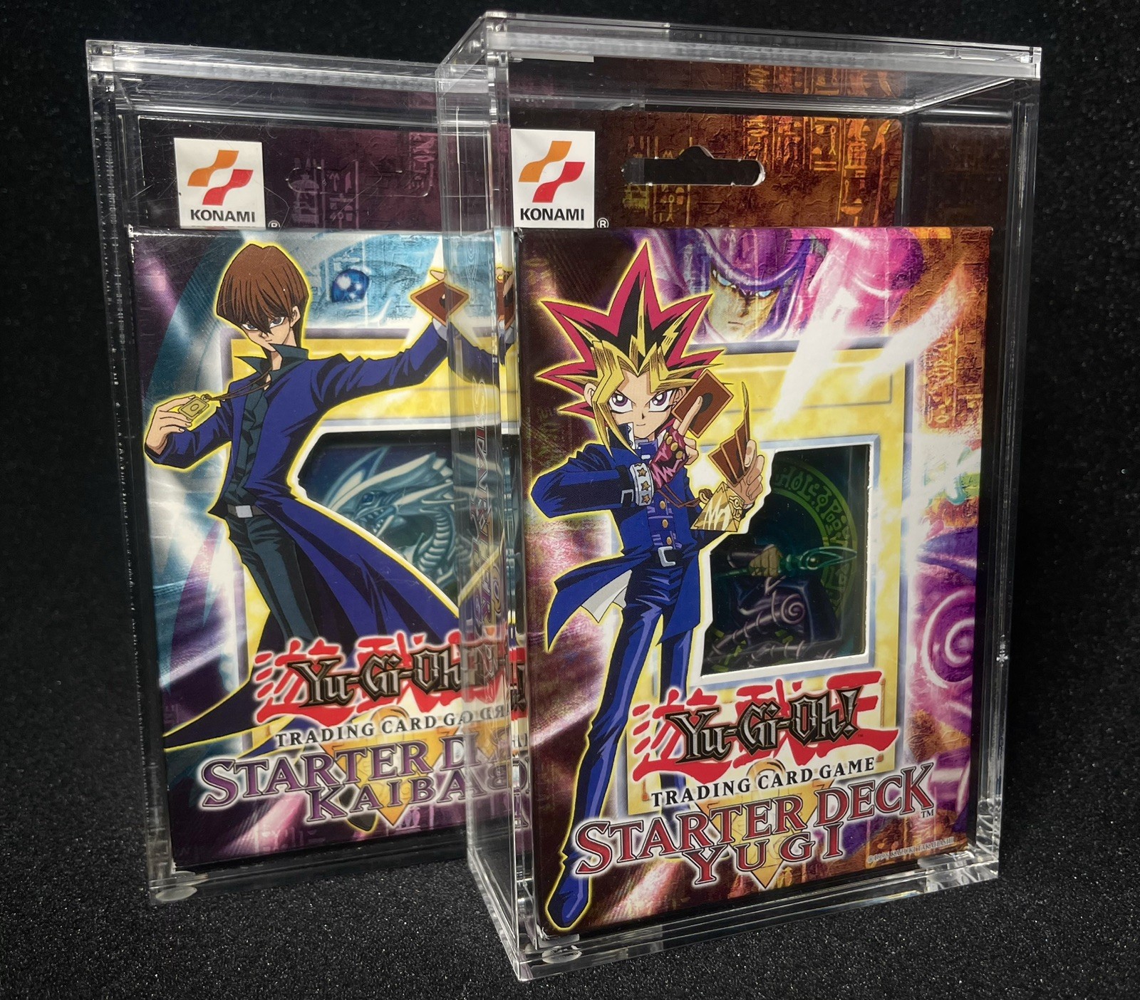 Yu-Gi-Oh! Starter Deck Yugi Kaiba UV Protected Acrylic Slider Case Standing Feet