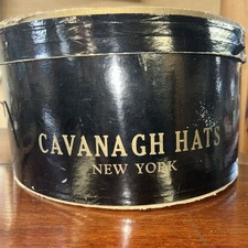 Cavanaugh wool FEDORA Hat FEELS LIKE BUTTER size 7 grosgrain band SILK ORIG BOX