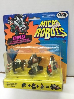 Galoob Micro Machines Z-Bots ZBots TRIPLEX 3er SET ROBOTER #9 MOC, 1993