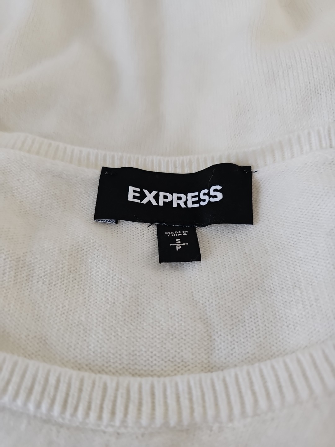 Express Ivory Pullover  Adjustable Cold Shoulder … - image 17