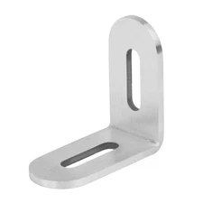 Fanmao16 Pcs 2" x 2" Stainless Steel Slotted L Angle Bracket Corner Brace for...