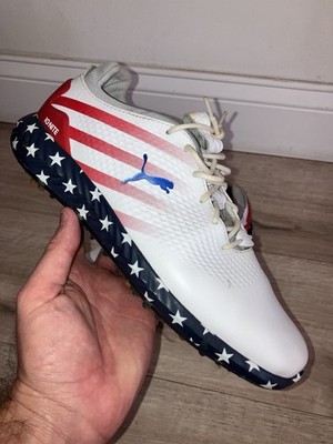 Puma ゴルフシューズ アメリカ国旗デザイン Puma Ryder Cup USA Flag Golf Shoes Men 8 Rare Volution | eBay