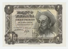 Spain España 1 Peseta 19-11-1951 Pick 139.a UNC Uncirculated Banknote
