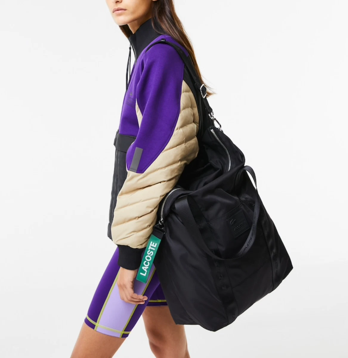 Lacoste large tote bag deals