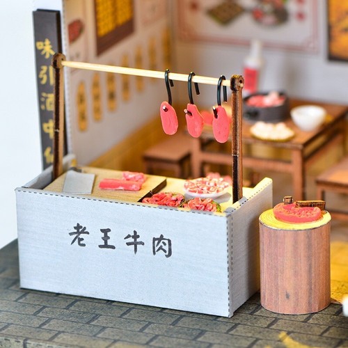 Diorama Miniature House Building Model Set LED Lighting Scene Display Model Gift - Picture 29 of 262