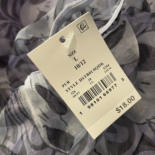Nightmare Before Christmas NWT Jack Skellington Puff Sleeve Girls Large 10/12 - Picture 9 of 10