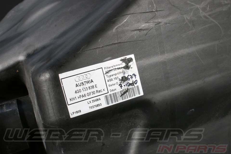 Luftfilter 4G0133838E + Ansaugschlauch OEM Audi A6 A7 4G 3.0 TDI 6 Zylinder - Bild 4 von 4