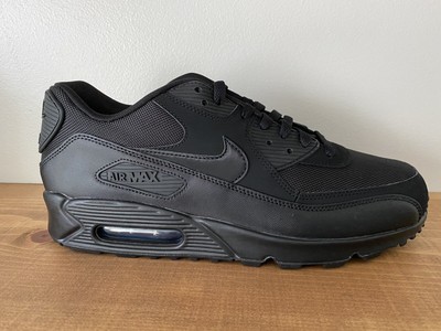 mens nike air max 90 triple black