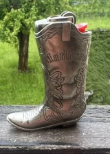 Cowboy Boot Lighter Case Marlboro Vintage Never Used for a small BIC Lighter