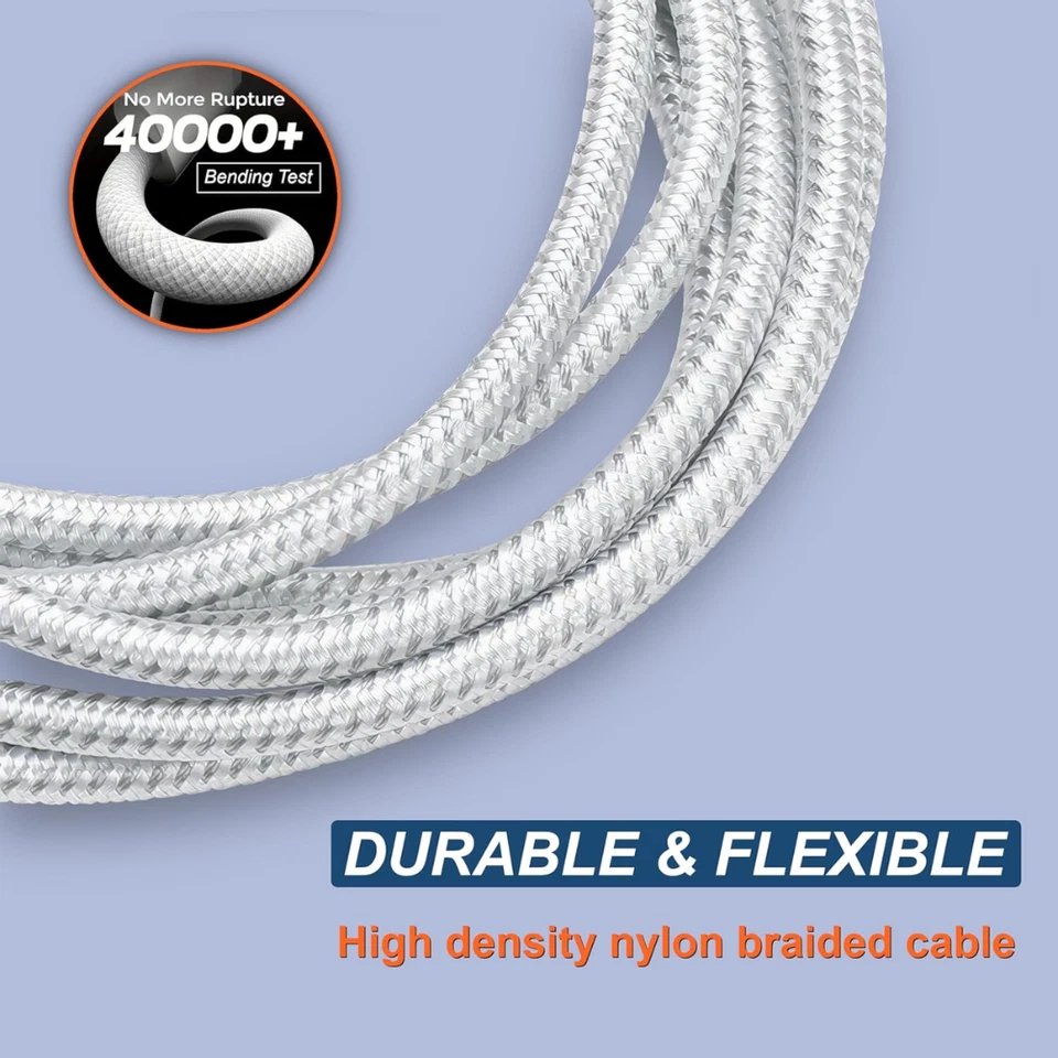 3Pack 6Ft 3Ft For iPhone 15 Pro 16 Plus USB C To USB C Fast Charger PD 60W Cable - Image 3 of 4