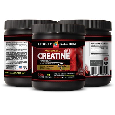 Mass Super Gainer - MICRONIZED CREATINE 3000mg - Bodybuilding Powder 1B