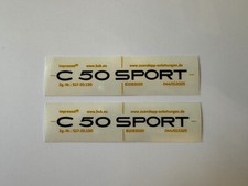 Zündapp Tank Tankemblem Schriftzug Aufkleber Zündapp C 50 SPORT "schwarz" 517