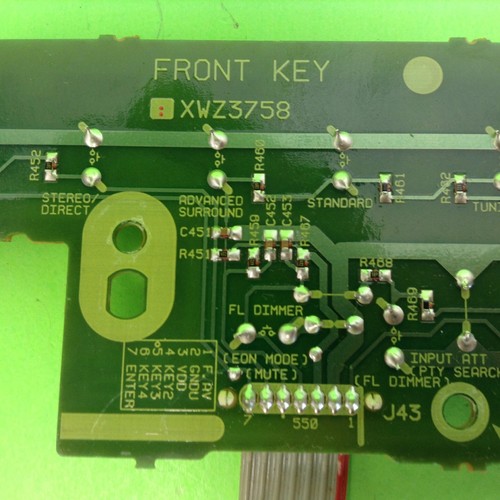 Pioneer VSX-D814-K Amplifier Front Key Button Board Key Button Board XWZ3758 - Picture 4 of 4