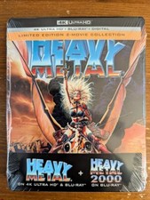 Heavy Metal / Heavy Metal 2000 2-Movie Steelbook  4K UHD  Blu-ray  Digital 