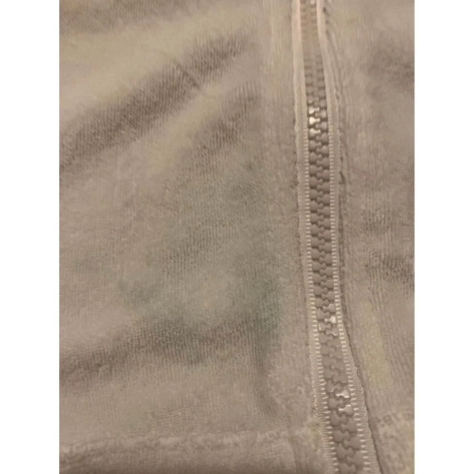 Verde Perro Terry Cremallera Vestido Traje de Baño Cubierta Talla Grande Niñas Informal Verano Foto 3 de 4