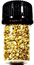 1.000 GRAM ALASKAN YUKON BC NATURAL PURE GOLD NUGGETS MESH #20 W BOTTLE (#B200) 4293.52 per troy oz