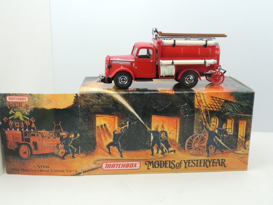 Vintage Matchbox Collection Yesteryear Fire YFE05 truck 1933 Mercedes ...