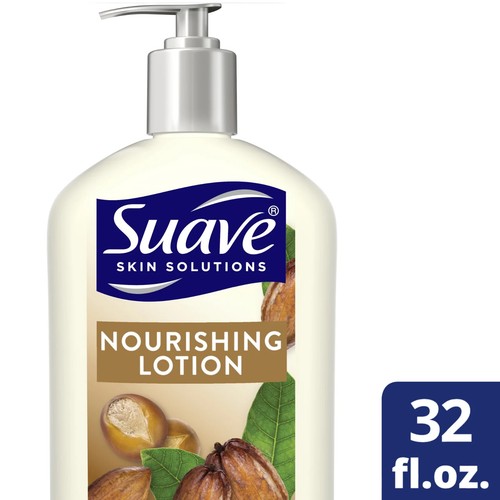 Suave Skin Solutions Body Lotion Cocoa Butter and Shea 32 fl. Oz. - Picture 2 of 4