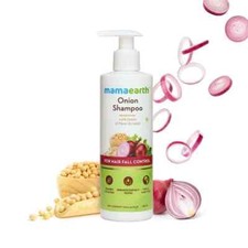 Mamaearth Onion Shampoo with Onion and Plant Keratin for Hair Fall Control 250ml