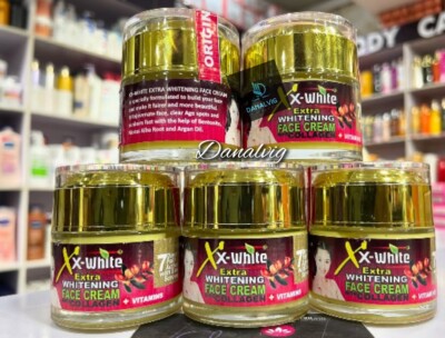 2 Pic Xx-white extra whitening face cream with collagen and