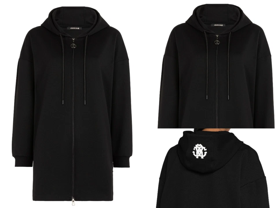 ROBERTO CAVALLI HOODIE JACKE SWEATER SWEATSHIRT KAPUZEN-PULLOVER JACKET PULLI S