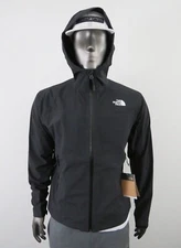 Mens North Face Active Stretch Rain Shell Dryvent Waterproof Hoodie Jacket Black
