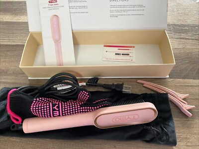 TYMO Ring Hair Straightener Comb Straightening Brush for Women w/5 Temps /5
