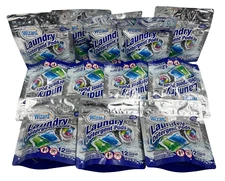 144 Count Wizard Ocean Fresh Laundry Detergent Pods 12 Pack of 12 - NEW
