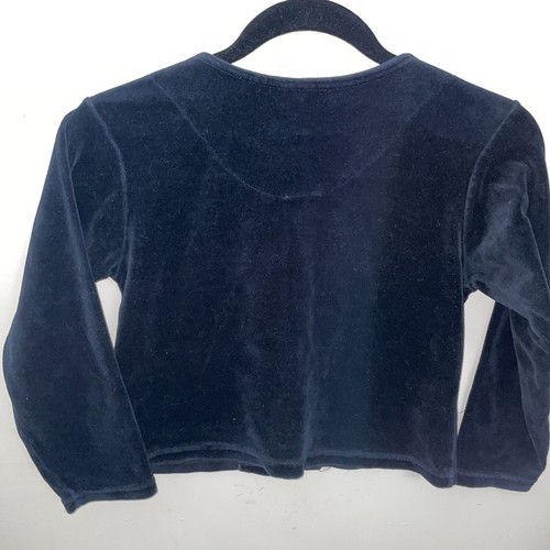 Rugged Bear Girls Black Velvet Cardigan Jacket.  Size 5/6/7. - Picture 6 of 8