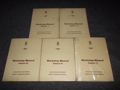 1965-1976 Rolls Royce Silver Shadow Service Repair Manual 1972 1973 1974 1975 | eBay