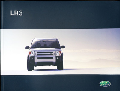 2005 Land Rover LR3 48-page Original Car Sales Brochure Catalog - SE HSE