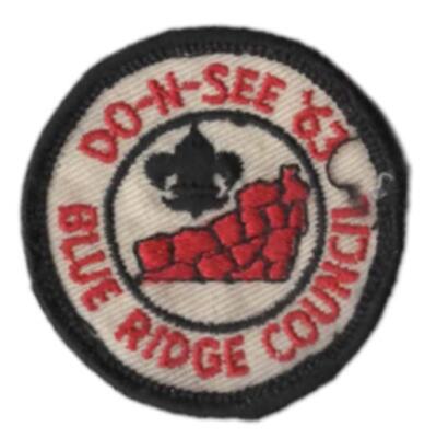 1963 Do-N-See Blue Ridge Council BSA Patch BK Bdr. (SEWN) [VA-2588] | eBay